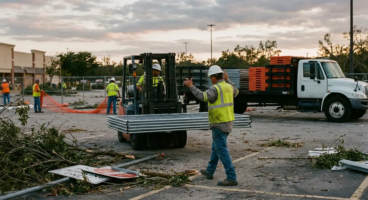 Emergency fencing deployment in Bonita Springs, FL