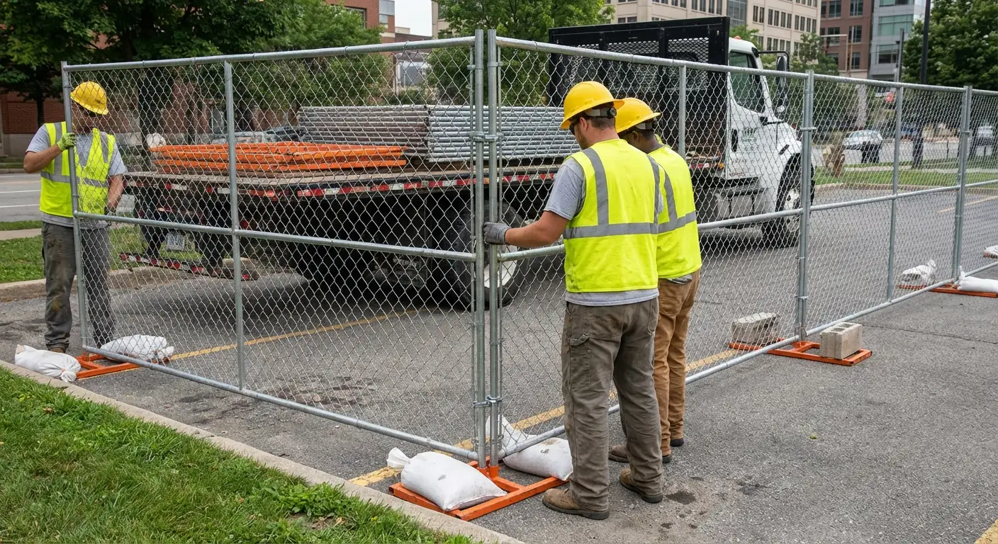 Temporary fencing solutions meeting Bonita Springs requirements