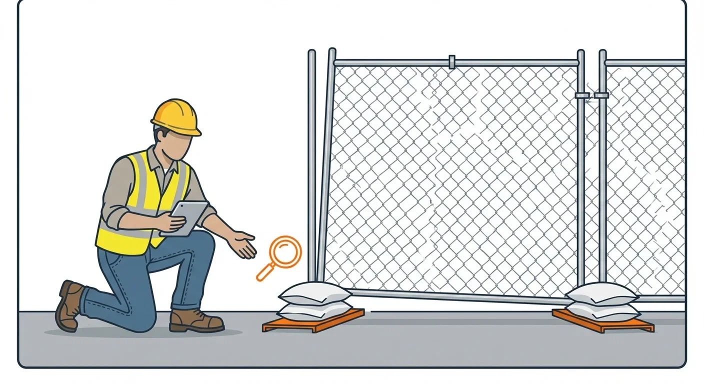 Diagram showing causes of temporary fence instability in Bonita Springs, FL